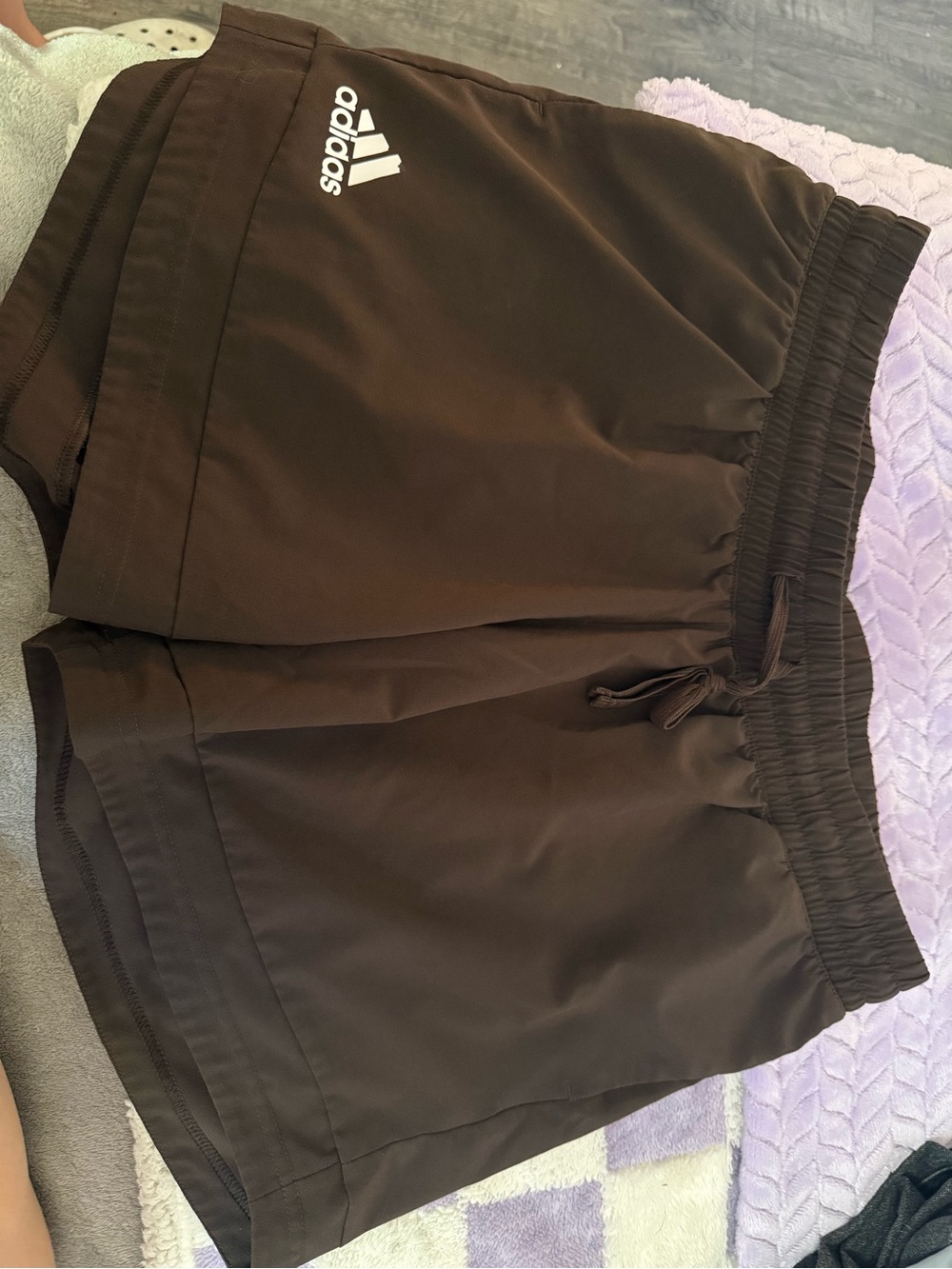 Adidas Women's Brown Athletic Shorts